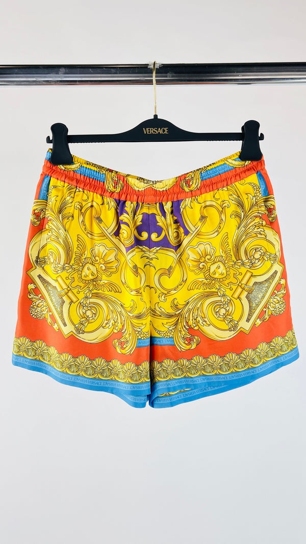 Shorts motivo barocco