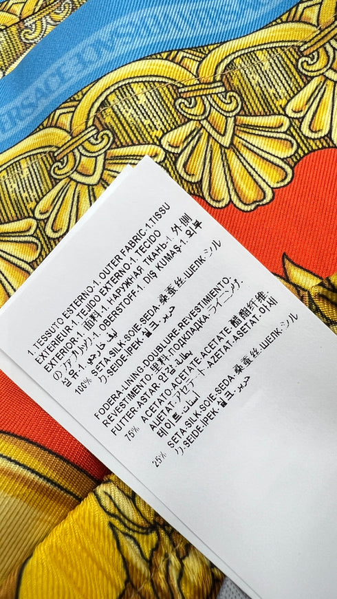 Shorts motivo barocco