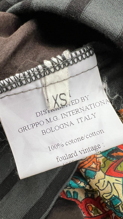 Canotta retro foulard