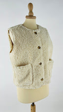 Gilet teddy ecru LEVIS