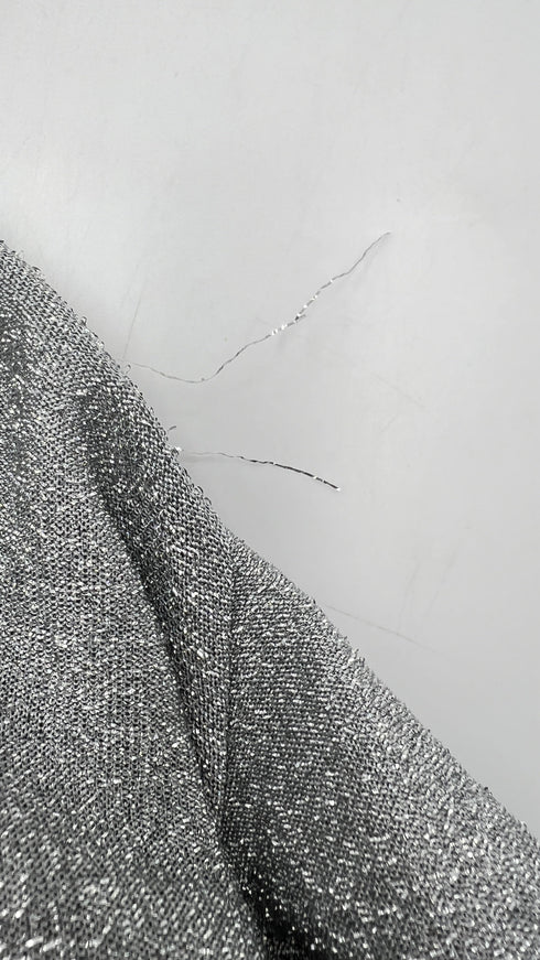 Camicia lurex argentata
