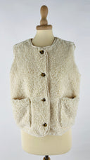 Gilet teddy ecru LEVIS