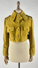 Giacca in pelle vintage. GIANfrANCO FERRE