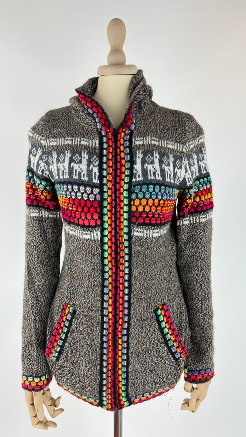 Cardigan con cappuccio
