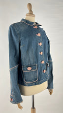 Giacca jeans profili rosa MARC JACOBS