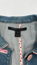 Giacca jeans profili rosa MARC JACOBS