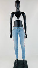 Jeans skinny con passamaneria Palm Angels