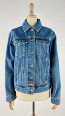 Giacca jeans ricamo KENZO