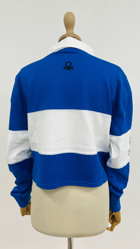 Polo cropped cotone