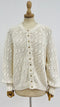 Cardigan uncinetto in cotone