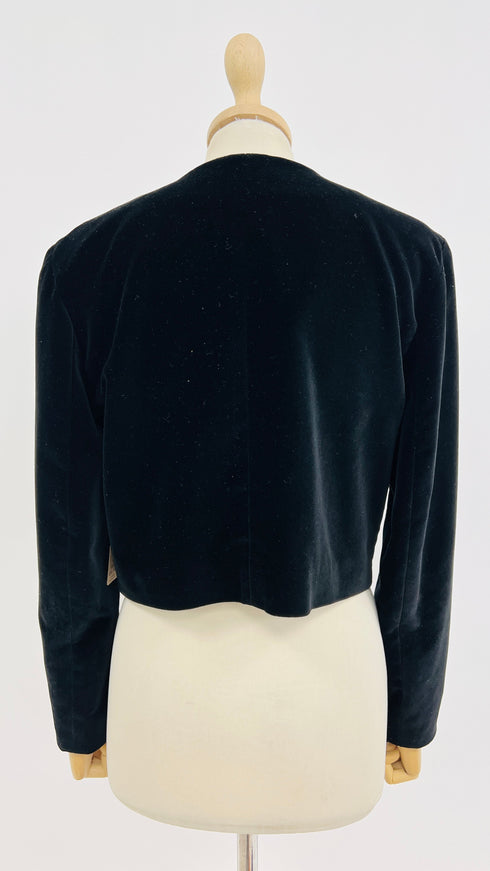 Bolero velluto nero