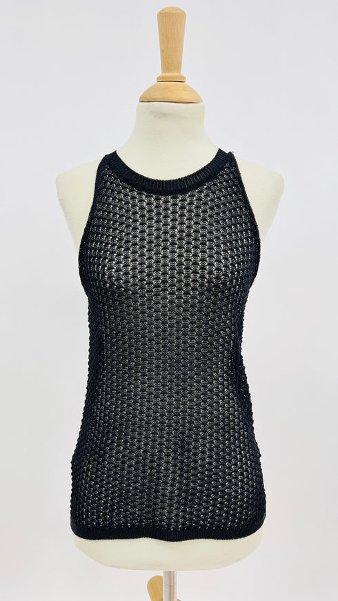 Smanicato mesh uncinetto