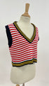 Gilet maglia a righe