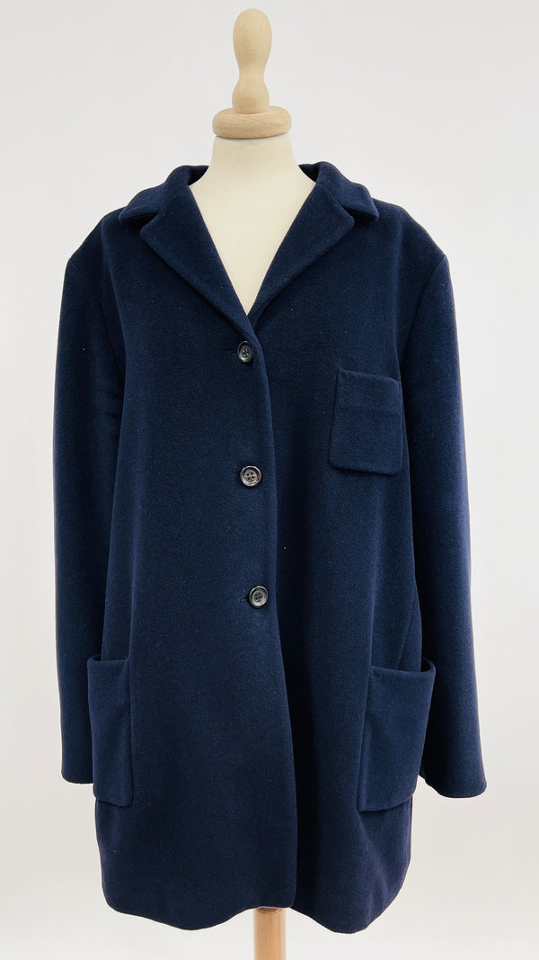 Cappotto in lana-angora
