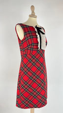 Abito corto tartan Luisa Spagnoli