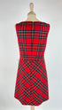 Abito corto tartan