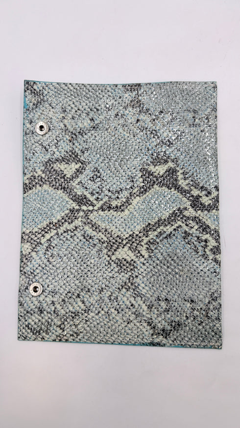 Tote-bag laminata azzurra