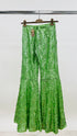 Pantaloni paillettes verdi