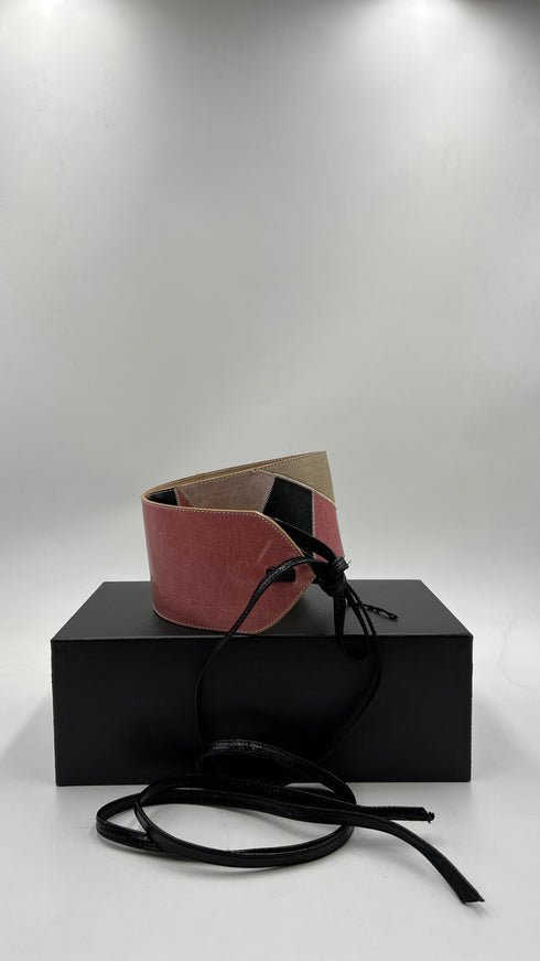 Cintura Patchwork Rosa