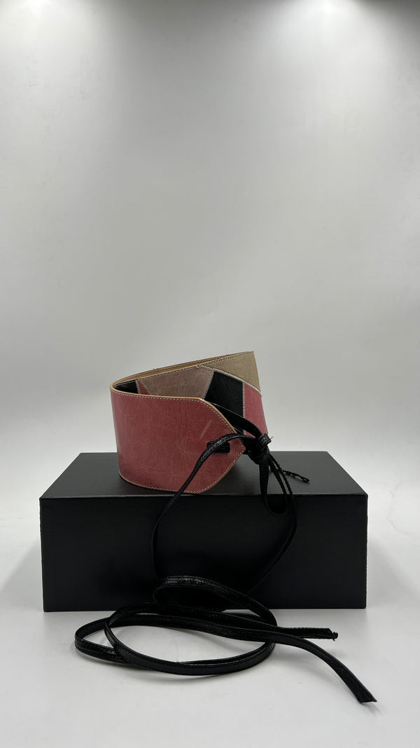 Cintura Patchwork Rosa