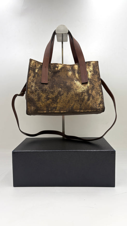 Borsa “Oregon” bronzo con cartellino