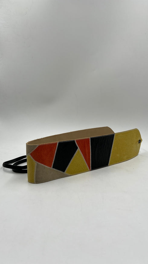 Cintura Patchwork Gialla