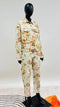 Completo in cotone fiori