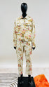 Completo in cotone fiori
