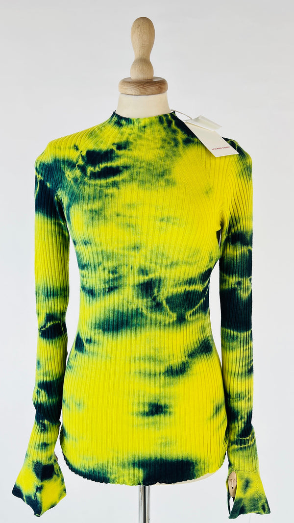 Top tye-dye con cartellino