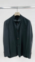 Blazer in lana antracite