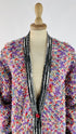 Cardigan lungo multicolor