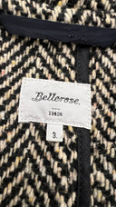 Cappotto morbido spigato BELLEROSE