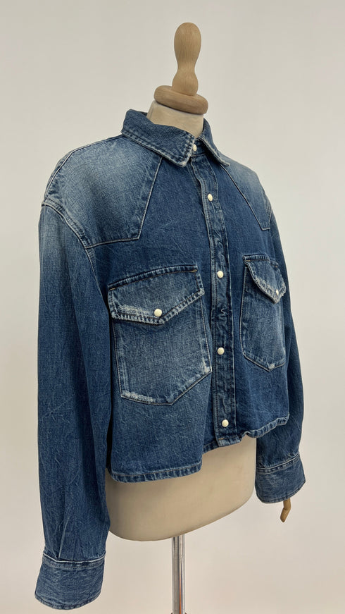 Giacca denim in cotone