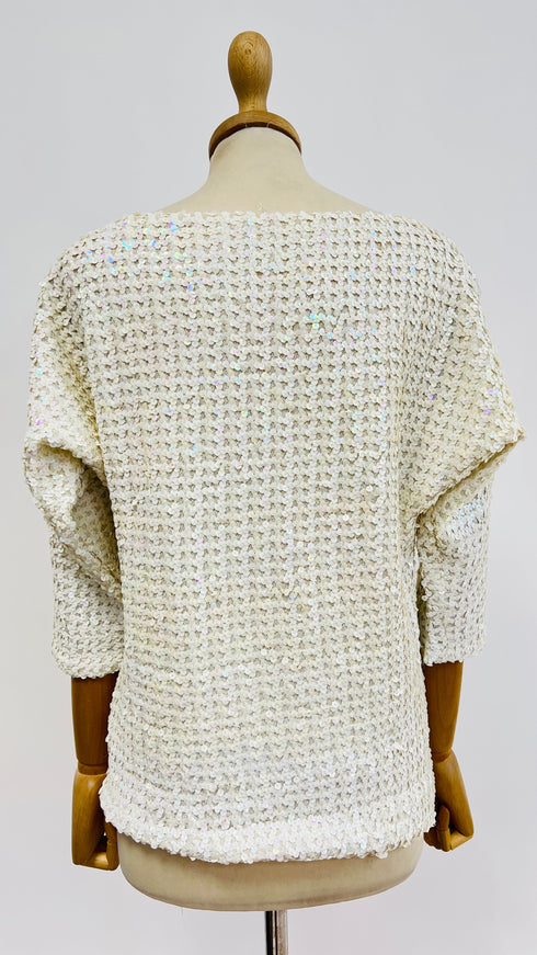 Top paillettes