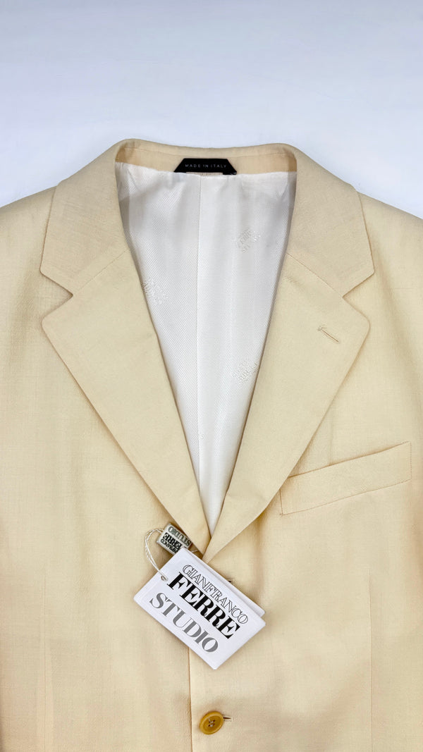 Blazer monopetto con cartellino