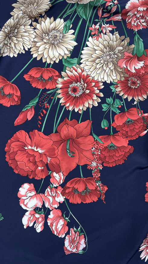 Camicia in seta a fiori