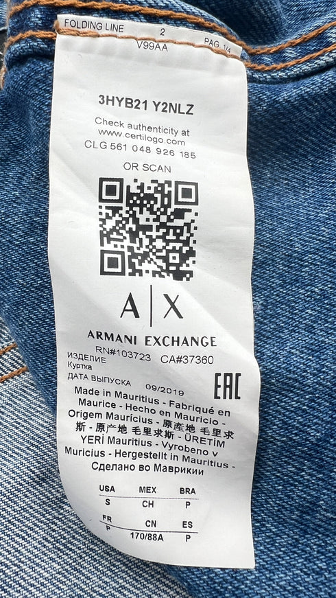 Giacca cropped sfrangiata