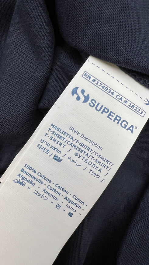T-shirt cotone blu navy