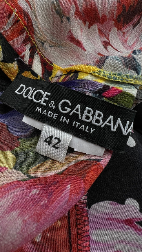 Blusa stampa patchwork