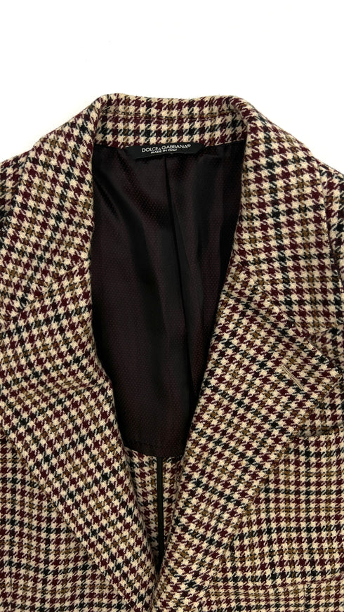 Blazer lana pied de poule