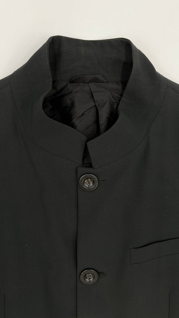 Blazer in lana antracite
