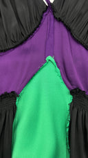 Abito lungo colorblock The attico