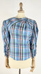 Blusa corta tartan