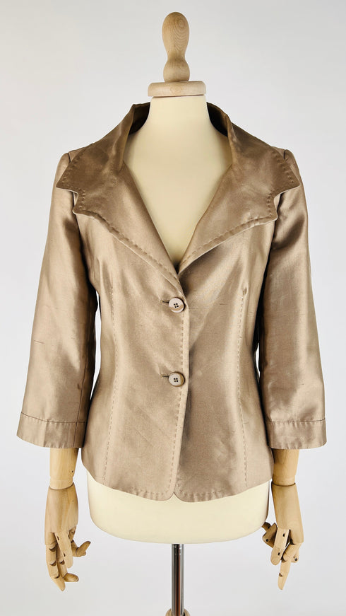 Giacca in seta cotone