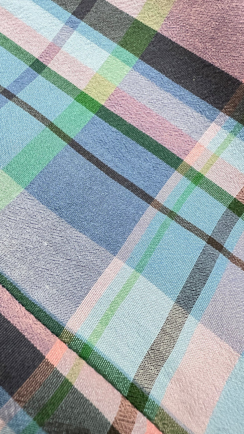Blusa corta tartan