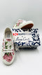 Sneakers Superga x Lisa Corti 2750 con cartellino