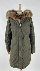 Parka bordo pelliccia WOOLRICH