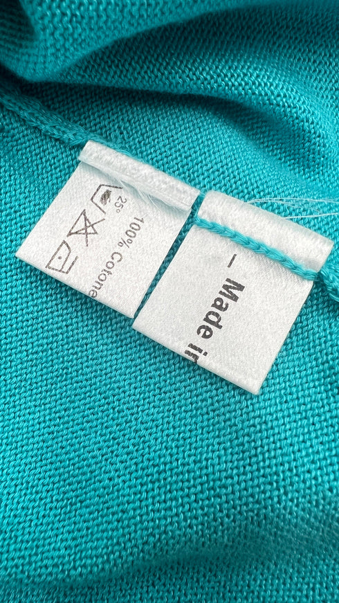 Top smanicato in cotone
