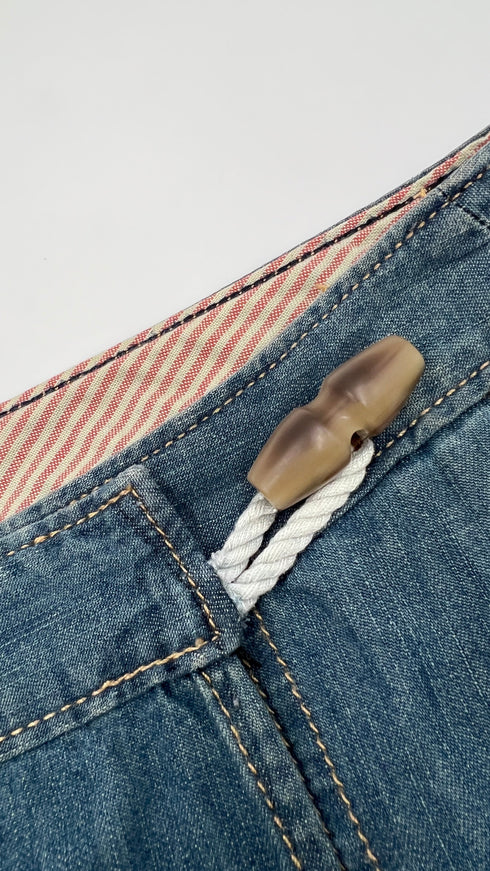 Gonna midi in denim