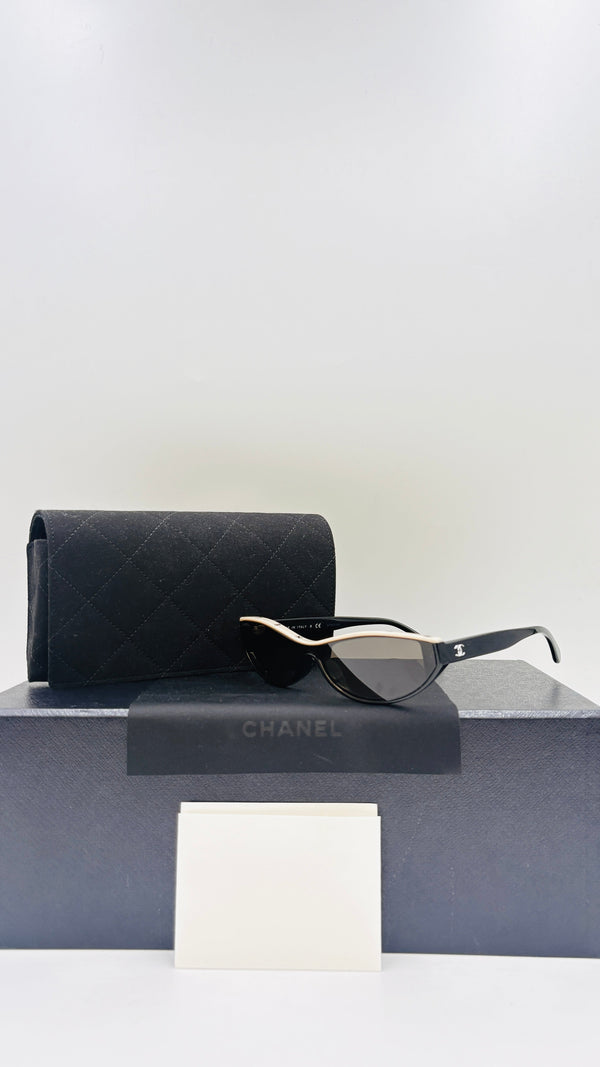 Occhiali da sole cat-eye logati